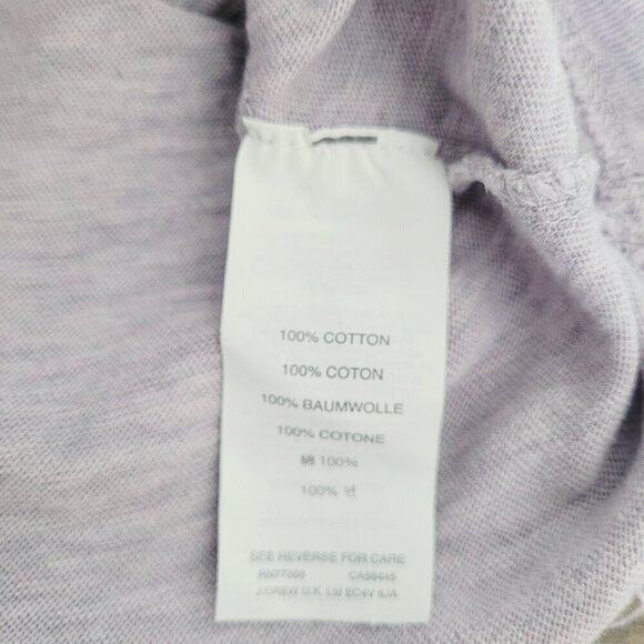 J.Crew Lavender Long Sleeve Painters Tee - Picture 7 of 8